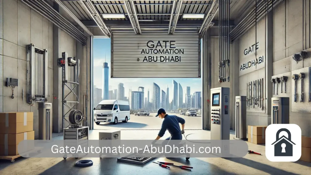 Commercial Garage Door Opener Installation - Abu Dhabi 2 19. commercial garage door opener in a modern industrial or commercial building in Abu Dhabi