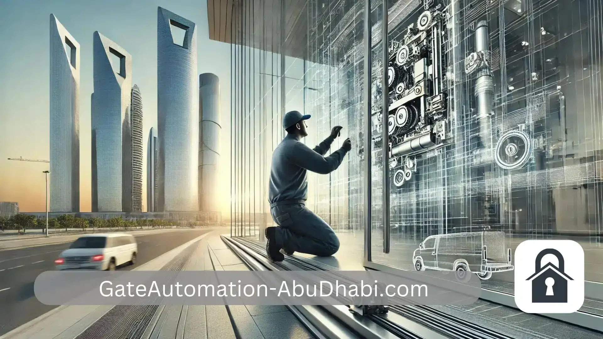 Sliding Gate Opener Installation - Abu Dhabi 1 13. automatic sliding gate opener installer in an urban Abu Dhabi